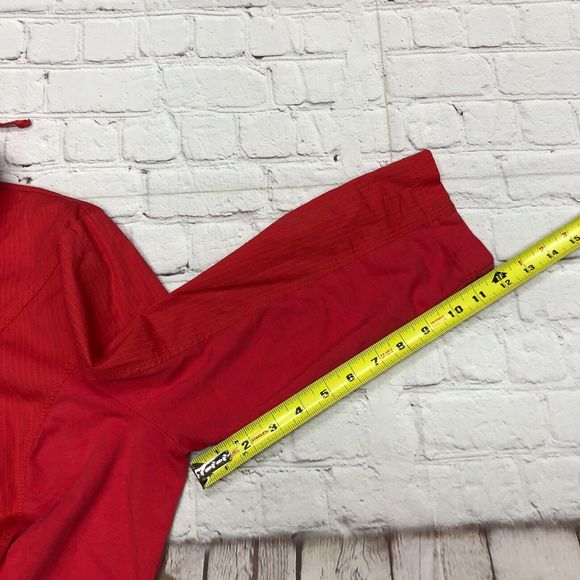 Zenergy by Chico's Women Full Zip Jacket Size 2 Red B241 -30 - Picture 5 of 16